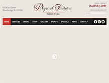 Tablet Screenshot of physical-features.com